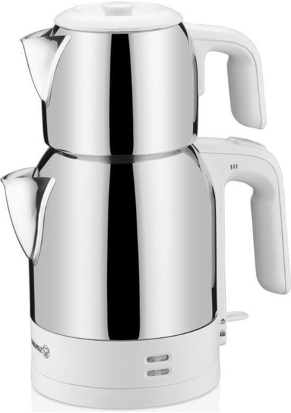 Krem Renkli Elektrikli Çaydanlık, Şık ve Kullanışlı Tasarım