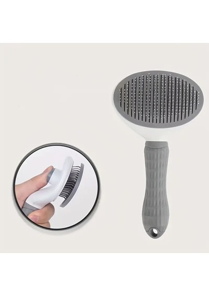 1 Adet Kedi Köpek Pet Bakım Fırçası - Saçlar Için Kolay Temizlik Yüzen Tarak (Renkli) fırsatları