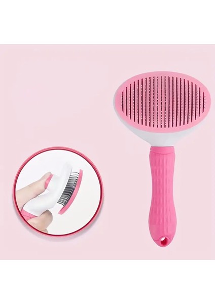 1 Adet Kedi Köpek Pet Bakım Fırçası - Saçlar Için Kolay Temizlik Yüzen Tarak (Renkli) indirimleri