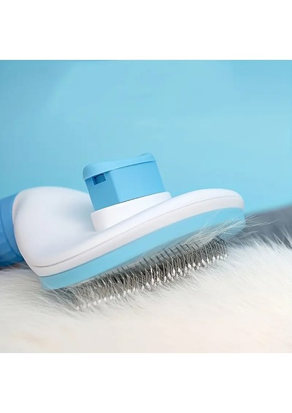 1 Adet Kedi Köpek Pet Bakım Fırçası - Saçlar Için Kolay Temizlik Yüzen Tarak (Renkli)