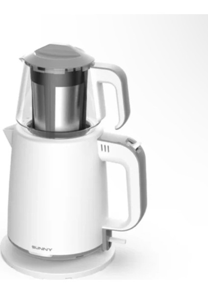 Beyaz Çay Makinesi, Kettle Kullanımı Için Pratik ve Şık Tasarım modelleri