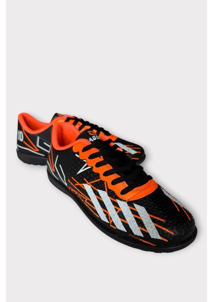 Erkek Futbol Halı Saha Ayakkabısı Siyah Turuncu fiyatları