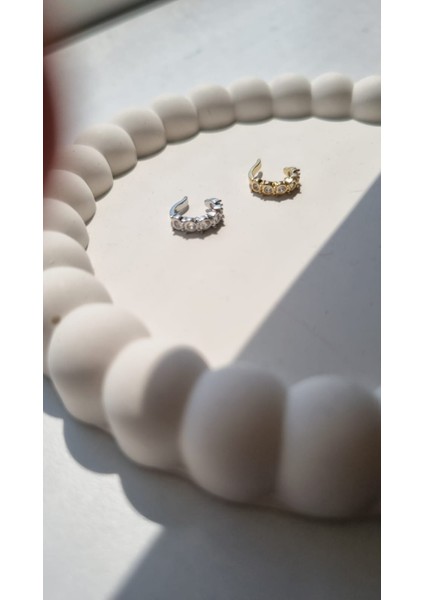 Premium Paslanmaz Çelik Zirkon Taşkı Halka Kıkırdak Küpe modelleri