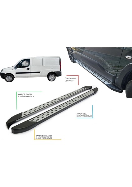 Doblo Maxi Uzun Şase Noktalı Yan Basamak 2005 2006 2007 2008 2009