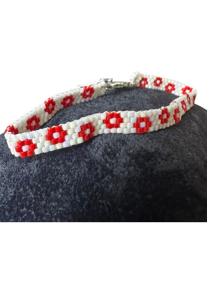 7144 El Yapımı Papatya Desenli Miyuki Bileklik modelleri