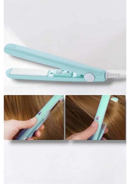 180°C Yüksek Isıyla Uzun Süre Kalıcı ve Pratik Mini Saç Düzleştirici indirimleri