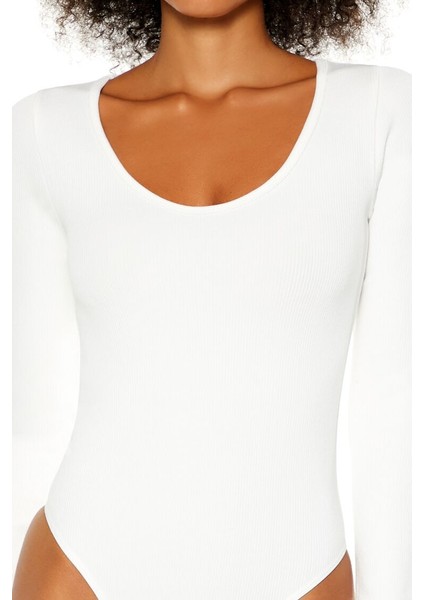 Dikişsiz Uzun Kollu Bodysuit modelleri