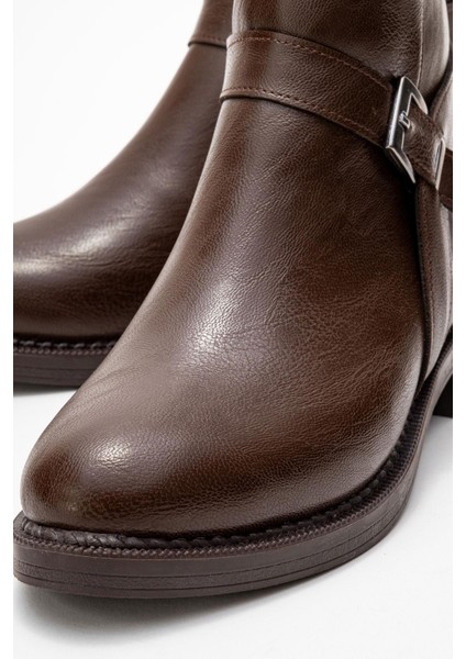 Yan Tokalı Kadın Bot Kahve Cilt modelleri