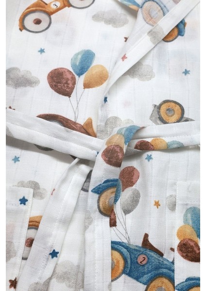 Minicik Uçan Arabalar Bornoz S