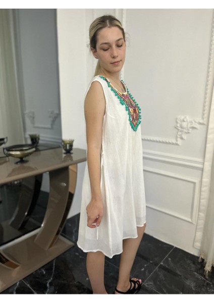 Kadın Naturel Yazlık Elbise fiyatları