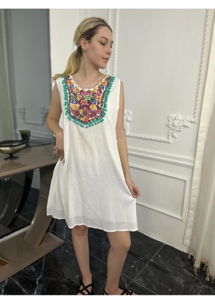 Kadın Naturel Yazlık Elbise fırsatları