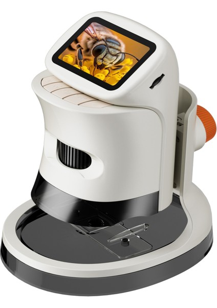 Mini Mikroskop Oyuncak 2in1 Şarjlı Bilim Keşif Deney Seti