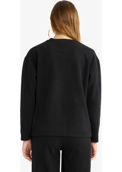 Relax Fit Bisiklet Yaka Sweatshirt E8433AX25AU
