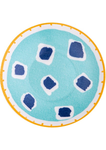 Çok Renkli 2 Kişilik Kahve Fincan Takımı, Şık ve Modern Tasarım