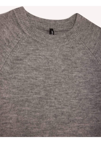 Regular Fit Bisiklet Yaka Basic Düz Soft Touch Yumuşak Triko Kazak D8678AX25WN