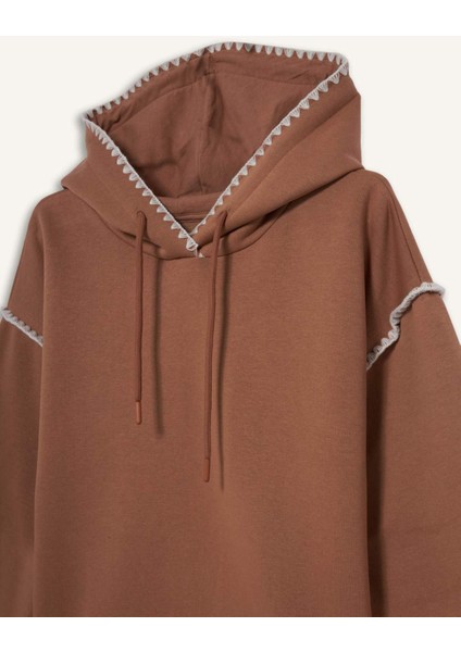Overshirt Fit Kapüşonlu Sweatshirt G3318AX25AU fiyatları