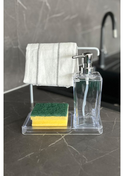 Çok Renkli Paslanmaz Aluminyum Bez Askılı Mutfak Sıvı Sabunluk 1l indirimleri