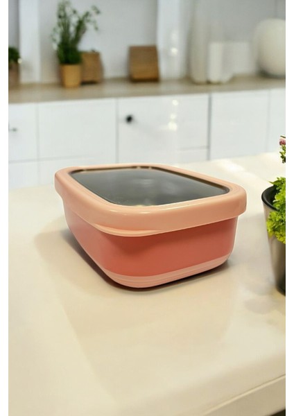 820 ml Dikdörtgen Saklama Kabı, Şık Pembe Renk, Pratik ve Kullanışlı Tasarım fiyatları