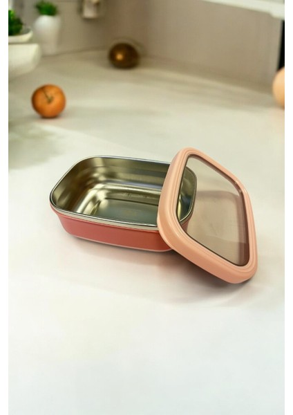 820 ml Dikdörtgen Saklama Kabı, Şık Pembe Renk, Pratik ve Kullanışlı Tasarım modelleri