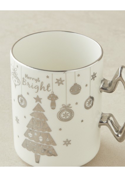 Gümüş Renkli Yılbaşı Kupa 400 Ml, Şık ve Zarif Tasarım modelleri