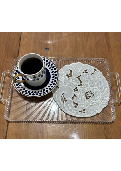 6'lı Nakışlı Keten Sunum Peçetesi, Leke Tutmaz, Şık ve Dayanıklı Tasarım modelleri