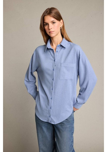 Regular Fit Uzun Kollu Gömlek G5055AX25WN