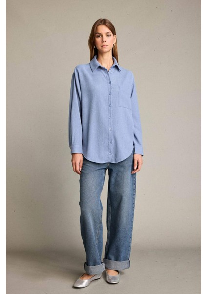 Regular Fit Uzun Kollu Gömlek G5055AX25WN fiyatları