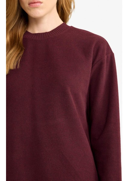 Relax Fit Bisiklet Yaka Sweatshirt E8433AX25AU indirimleri