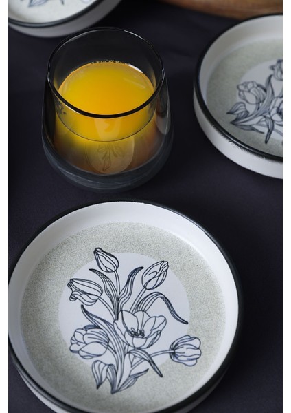 Renkli Çok Amaçlı Çerezlik ve Sosluk Seti, 14 Cm, 6 Adet