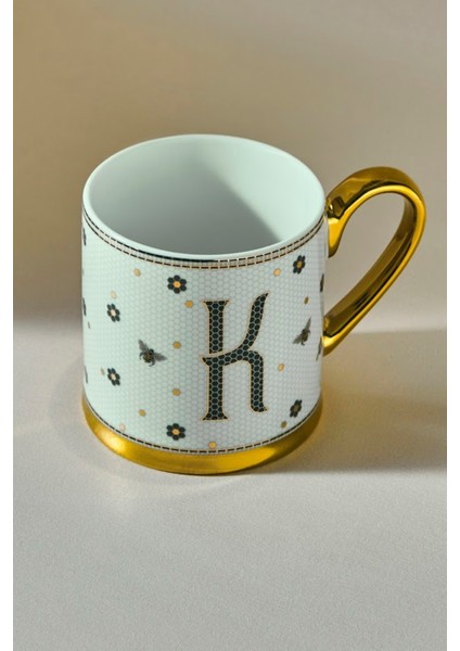 K Harfli Siyah Kupa 330 Ml, Şık ve Kullanışlı Ev ve Ofis Tasarımı fiyatları