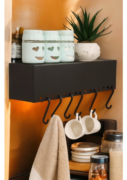 Yapışkanlı Duvara Monte Kancalı Baharatlık, Şık ve Pratik Mutfak Düzenleme Ürünü fiyatları