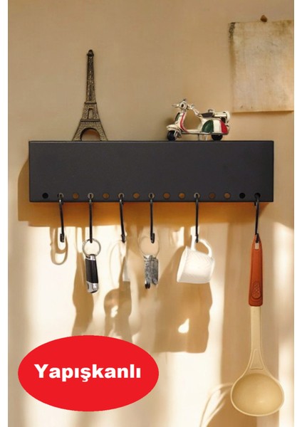 Yapışkanlı Duvara Monte Kancalı Baharatlık, Şık ve Pratik Mutfak Düzenleme Ürünü modelleri