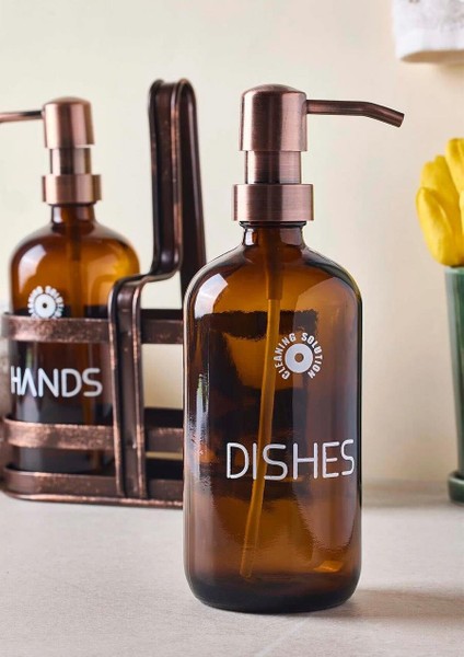 Rame Amber Sıvı Sabunluk Seti - 2X500 ml modelleri