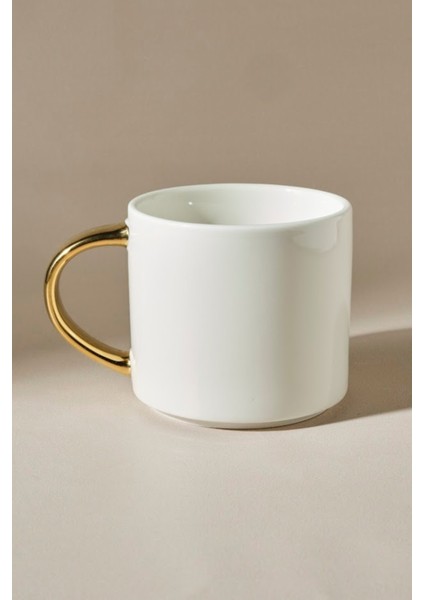 K Harfli 400 ml Beyaz Kupa, Şık ve Kullanışlı Tasarım. modelleri