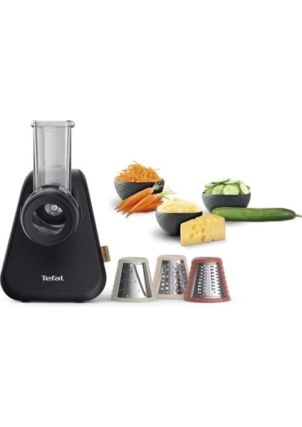 Pratik 3'ü Bir Arada Rende Doğrayıcı, 200 W, Siyah modelleri