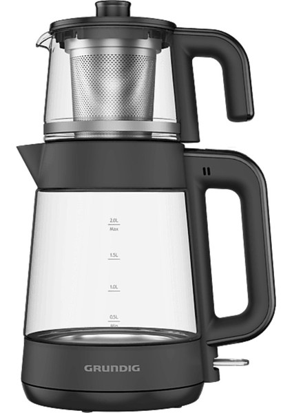 Gri Cam Hazneli Çay Makinesi, Pratik ve Şık Tasarım indirimleri