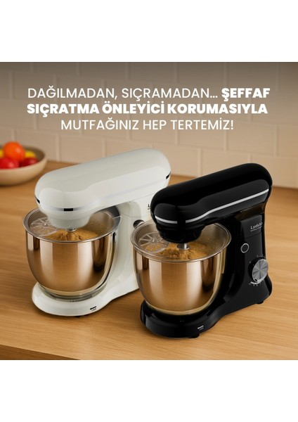 1500W 5.2l Stand Mikser, 10 Kademe Hız, Güçlü ve Çok Fonksiyonlu Ev Aleti indirimleri