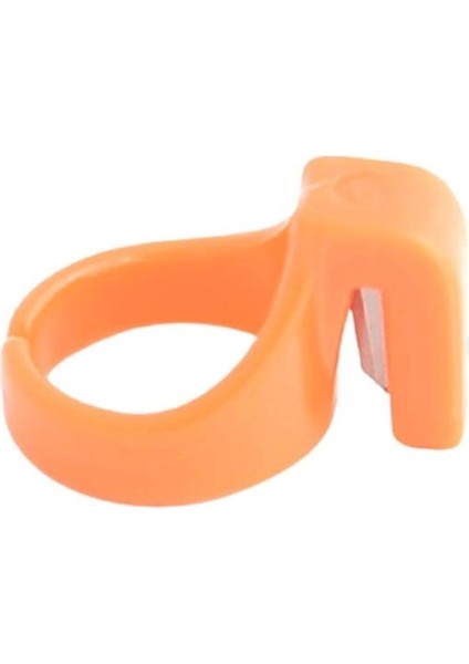 Turuncu Çok Renkli Iplik Kesme Parmak Yüzüğü, Güçlü ve Şık Tasarım
