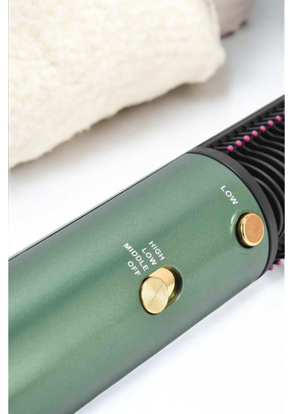 Iyon Özellikli Saç Düzleştirici ve Fön Makinesi Altın Renkli fırsatları