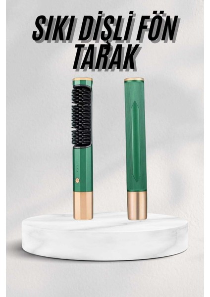 Taşınabilir Saç Düzleştirici Fırça ile Kolay ve Hızlı Saç Şekillendirme