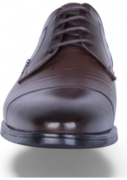 526 Kahve Antik Kauçuk %deri Erkek Klasik Ayakkabı modelleri