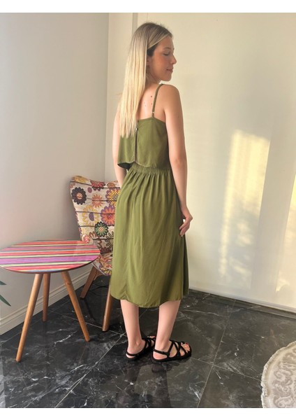 Askısı Ayarlanabilir Halter Yaka Elbise fırsatları