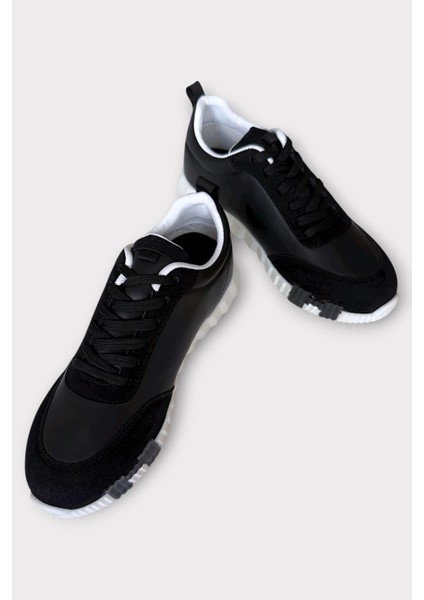 Erkek Günlük Sneaker Ayakkabı Siyah - Beyaz fırsatları