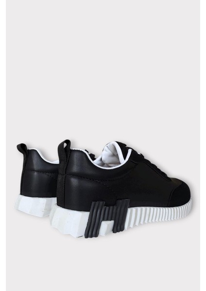 Erkek Günlük Sneaker Ayakkabı Siyah - Beyaz indirimleri