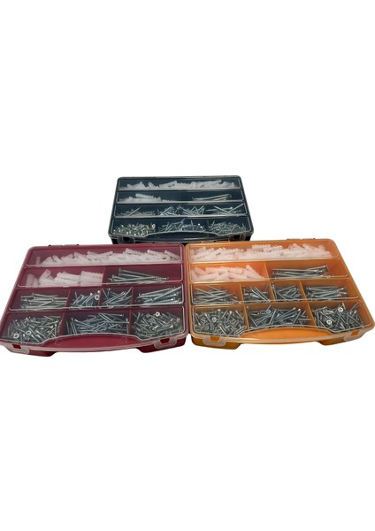 Mgk Hidrolik 12 Parça 11 Çeşit Sarı Vida+Dübel Seti