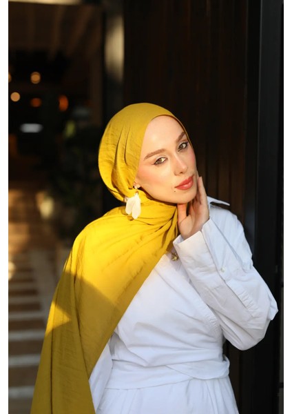 Aminenesil Modakaşmir Neo Pamuk Şal Oksit Sarı fiyatları