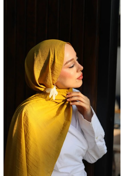 Aminenesil Modakaşmir Neo Pamuk Şal Oksit Sarı indirimleri