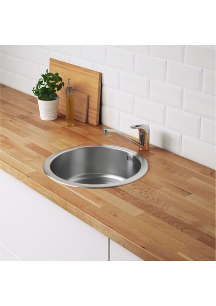 Tek Gözlü Eviye, Paslanmaz Çelik, 45X15 cm fiyatları