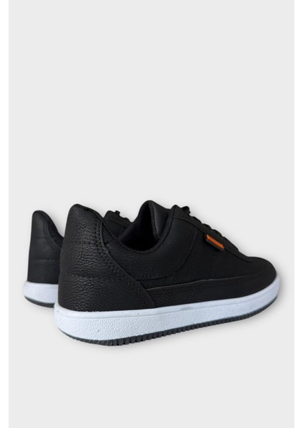 Erkek Ortopedik Günlük Yürüyüş Rahat Spor Ayakkabı Siyah - Beyaz indirimleri