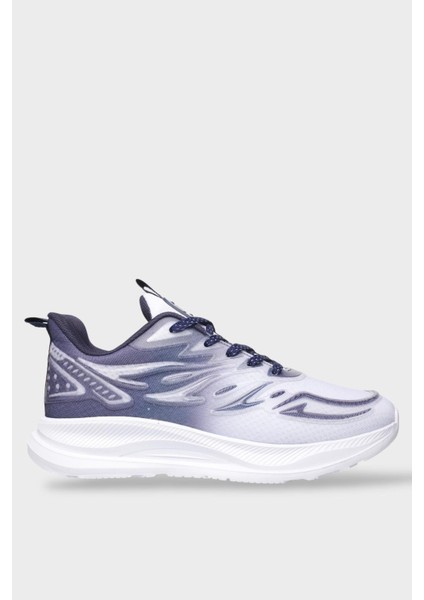 Erkek Rahat Hava Alabilen Kokusuz Koşu Yürüyüş Spor Ayakkabı Lacivert